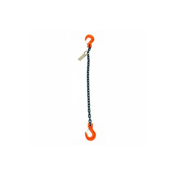 Mazzella Lifting B151108 3' Single Leg Chain Sling W/ Sling Hook